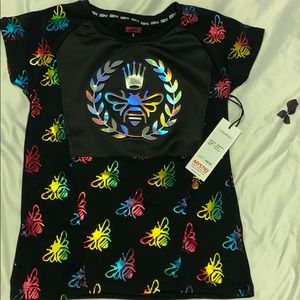 Girls Queen Bee Short Sleeves Shirt